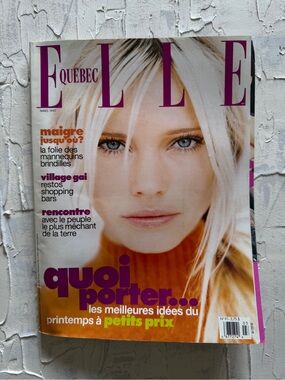 Vintage ELLE Quebec Magazine March 1997